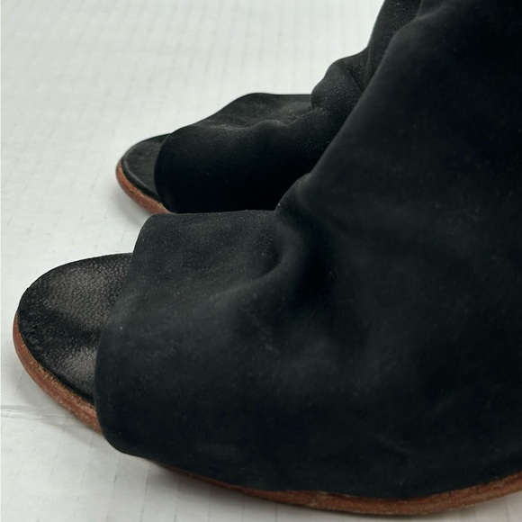 Free people Clearwater sandal peep toe black bootie size 37 (6.5) - Picture 3 of 8